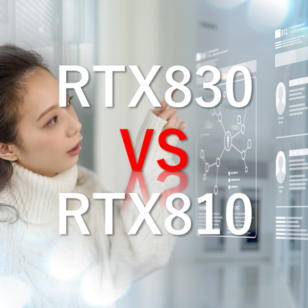 RTX830とRTX810の違い比較